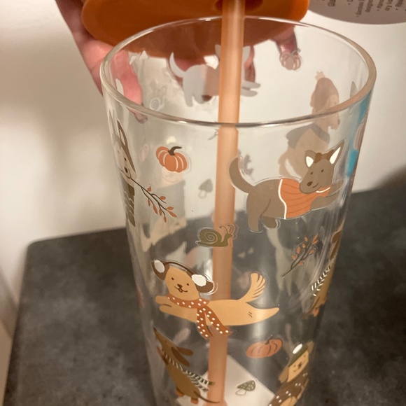 Glass Tumbler 20OZ With Different dogs all over - Picture 5 of 6